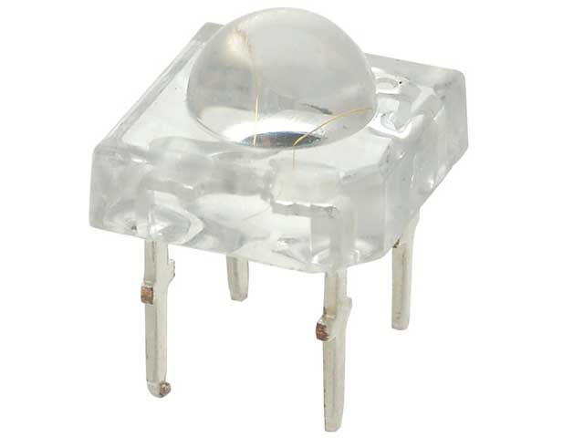 Светодиод 3-3,2V 5*5мм 20mA 4pin КРАСНЫЙ пиранья